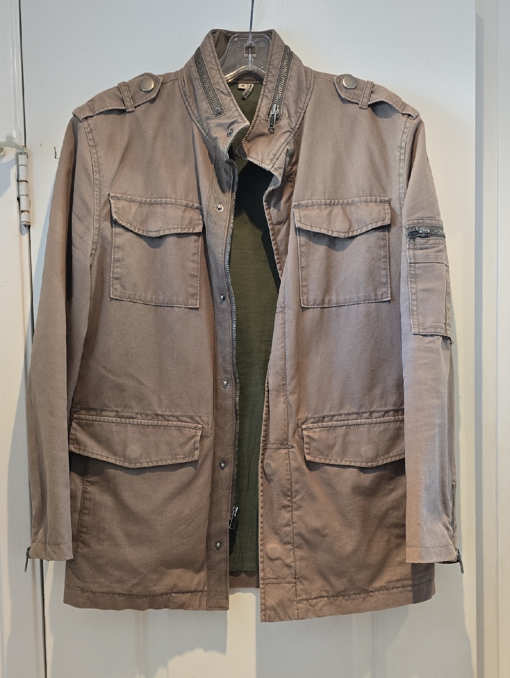 Juicy Couture Men's Field Jacket in Taupe S